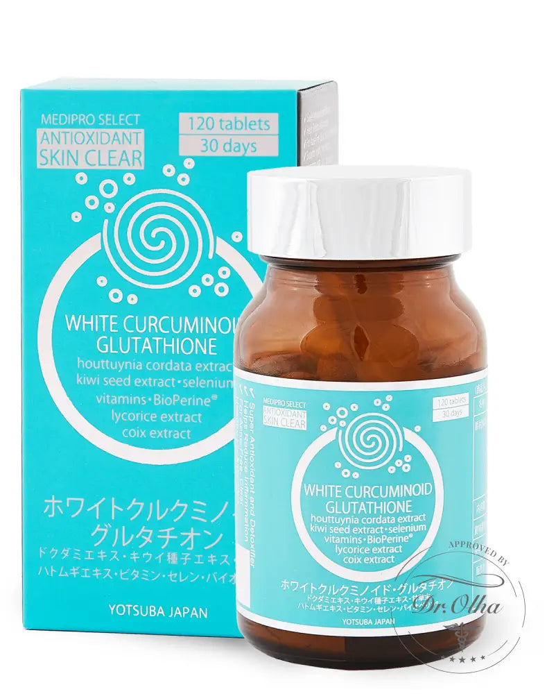WHITE CURCUMINIOD GLUTATION Antioxidant / detox / clean skin